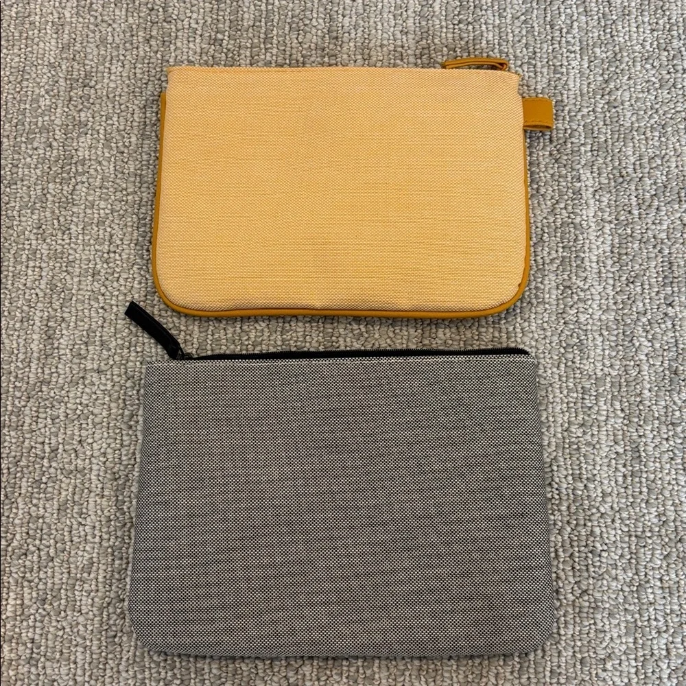 ACQUA DI PARMA travel bags SET of TWO cosmetic bags makeup case travel accessory - Picture 3 of 15